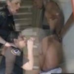 Hardcore sex with two busty female cops