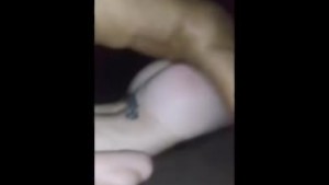 Totally destroyed white hole filled with black cum