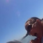 Wife gives a talented blowjob floating on rafts