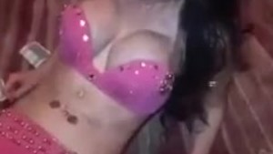 Indian naked belly dance in party she has big boobs